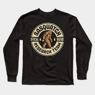 Bigfoot Research Team Retro Vintage Sasquatch Men Women T-Shirt Long Sleeve T-Shirt